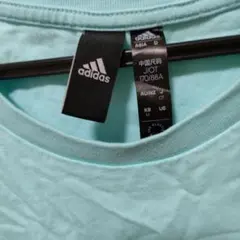 adidas 水色 半袖Tシャツ