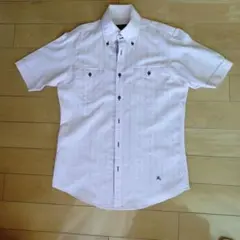 BURBERRY　BLACK　LABELの半袖シャツ　サイズ2のサムネイル