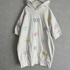 Rady×ハローキティオーバーサイズリボン半袖パーカー　フリーサイズ ゆるダボのサムネイル