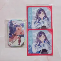 プロセカ スクエアバッジ 46 ローソン クリアシート 白石杏 3点セット