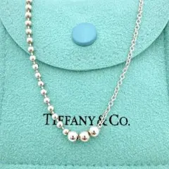 極美品 ティファニー ボールチェーン ロング ネックレス シルバー925のサムネイル