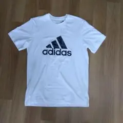 【新品タグ付】adidas カモフラロゴ Tシャツ ホワイト L