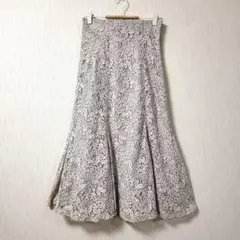 プロポーションボディドレッシング レースロングスカート モーヴピンク Mのサムネイル