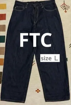 FTC EMB BAGGY FIT デニムパンツ　サイズ：L（34）　値下げok