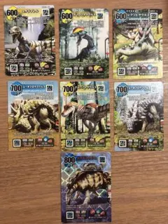 恐竜キング カード 4枚セット 水属性 - メルカリ