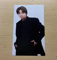 M!LK 愛知公演会場限定 好きすぎて滅！ 黒スーツ衣装トレカ 塩﨑太智