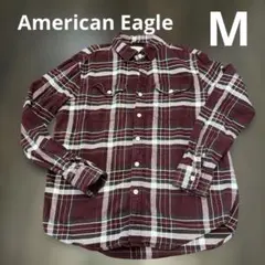AMERICAN EAGLE SUPER SOFTチェック柄ネルシャツ M