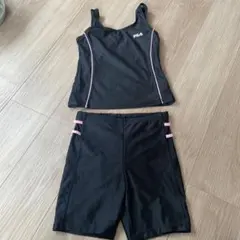 FILA 水着セット 黒/ピンク