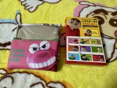 クレヨンしんちゃん ハイ！チーズ！ フラットミニポーチ ワニ山さん