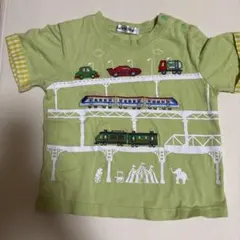 Bab Chip 乗り物柄半袖Tシャツ 90cm