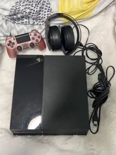 PlayStation 4 本体 コントローラーとヘッドセットとコード付き