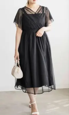 CLETTEオリジナルカシュクールチュールワンピース 値下げ中