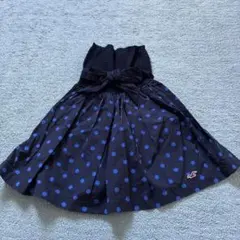 HOLISTER ネイビー ドット ベアトップワンピース