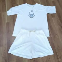 miffy ルームウェア・パジャマ 01 ホワイトLサイズ