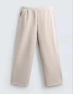ZARA リラックスフィットパンツ ライトベージュ
