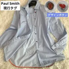 Paul Smith◆【現行タグ/マルチカラーボタン◆長袖シャツ/ブラウス】M