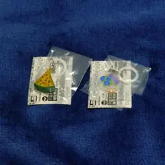 彩り変わった 涼を感じる めじるしアクセサリー ガチャ すいか うちわ