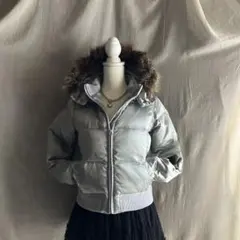 old gap fur down jacket /00s vintage 平成