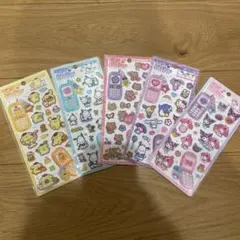 【正規品】サンリオ 平成はっぴーフォン シール 5種セット