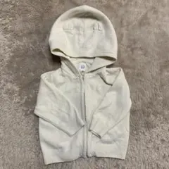baby GAP フード付きカーディガン ホワイト
