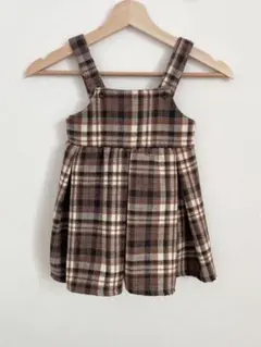 aosta チェックワンピース 韓国子供服