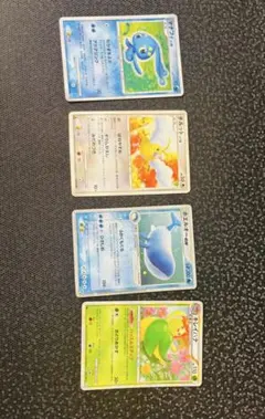 ポケモンカード マナフィ チルット ホエルオーex キレイハナ 4枚のサムネイル