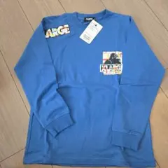 値下げXLARGE キッズ シャツ 青 140cm