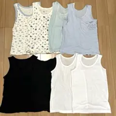 【ユニクロ、しまむら他】肌着　タンクトップ　120㎝ 8点セット　まとめ売り