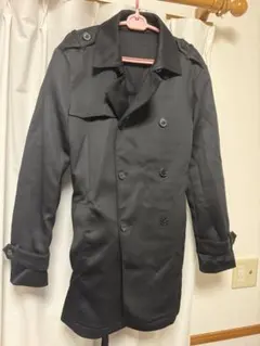 ZARA MAN ブラック トレンチコートのサムネイル