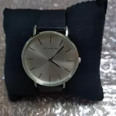 COACH クォーツ腕時計 シルバー 2022年製 ジャンク品　箱付き