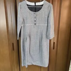 ナチュラルビューティーベーシック七分袖ワンピース　ジャンク品