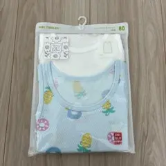 UNIQLO ベビー コットンメッシュタンクトップ 2枚組 80cm