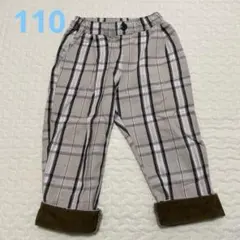 アプレレクール　チェック柄　パンツ　110cmのサムネイル