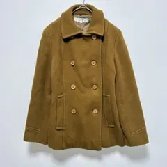もちもち 23区ベージュ ウール混合 ピーコート ダブルブレスト もちもち 様専用23区ベージュ ウール混合 ピーコート ダブルブレスト