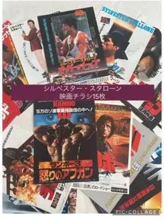 k*n様 ⭐︎シルベスター・スタローン⭐︎映画チラシ／15枚セット