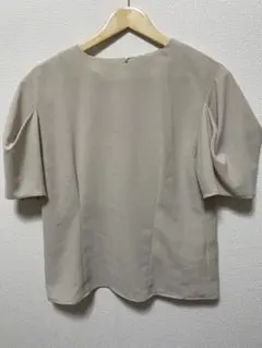 OPAQUE.CLIP Mベージュ半袖ポリエステル100%