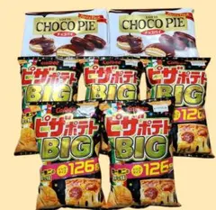.*様 カルビー ピザポテトBIG ＆ ロッテ チョコパイ セットのサムネイル