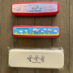 JAL &アクアトド岐阜　キッズカトラリー　スプーン　フォークセット　箸