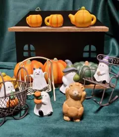 【セット割引有】ナチュラルキッチン　ハロウィンオブジェ各種　よりどり3点から