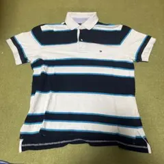 TOMMY HILFIGER ストライプポロシャツ S/P