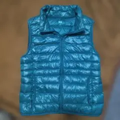 UNIQLO ダウンベスト M グリーン 緑
