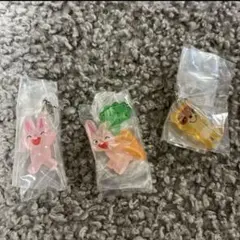 ノンタン めじるしアクセサリー2 3点セット うさぎさんAB たぬきさん