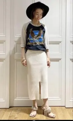 新品⭐️【MADE WORN/メイドウォーン】ラグランスリーブTシャツ ミューズ購入 メイドウォーン 22AW イーグルプリントラグランスリーブT