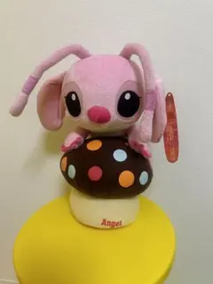 リロ&スティッチ　エンジェル　キノコ付きぬいぐるみ　きのこ　ディズニー