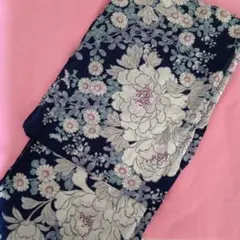 花柄 紺色 浴衣 単品SEIKOMATSUDA松田聖子