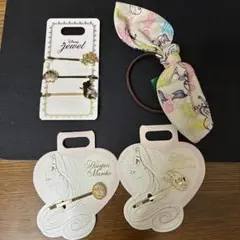 ディズニー　リトルマーメイド　ヘアアクセサリー　セット　アリエル　ヘアピン