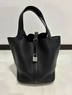 HERMES ピコタン ロック　ブラック　シルバー　MM トリヨンクレマンスのサムネイル