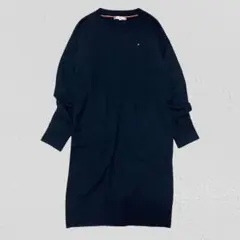 TOMMY HILFIGER♡ワンポイントニットワンピース　ウール　アルパカ　S