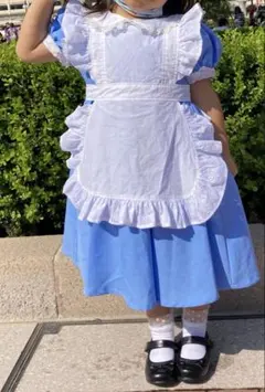 ディズニー公式不思議の国のアリス コスプレ衣装 キッズハロウィンハンドメイドのサムネイル