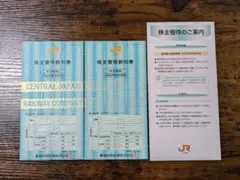 【購入期限2025年6月30日まで】JR東海　株主優待割引券　2枚　　匿名配送